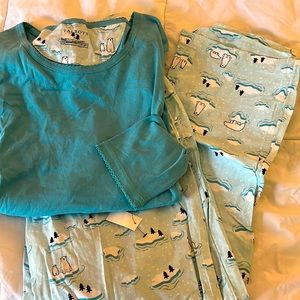 NWT. Talbots Pajama set. L/s top and PJ pants. Super soft fabric. 2X.